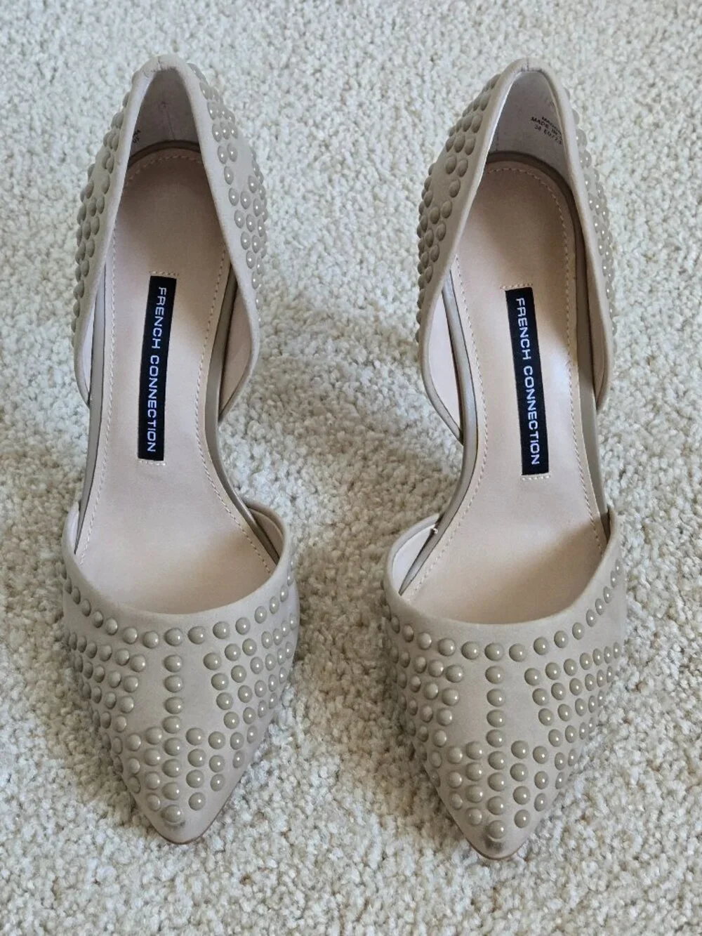 French Connection studded high heel pumps/ Maggie